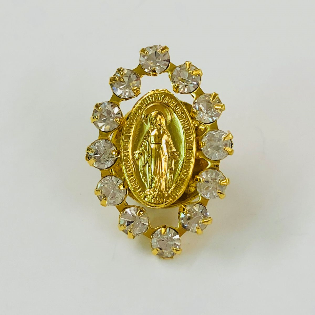 gold plated miraculous medal
