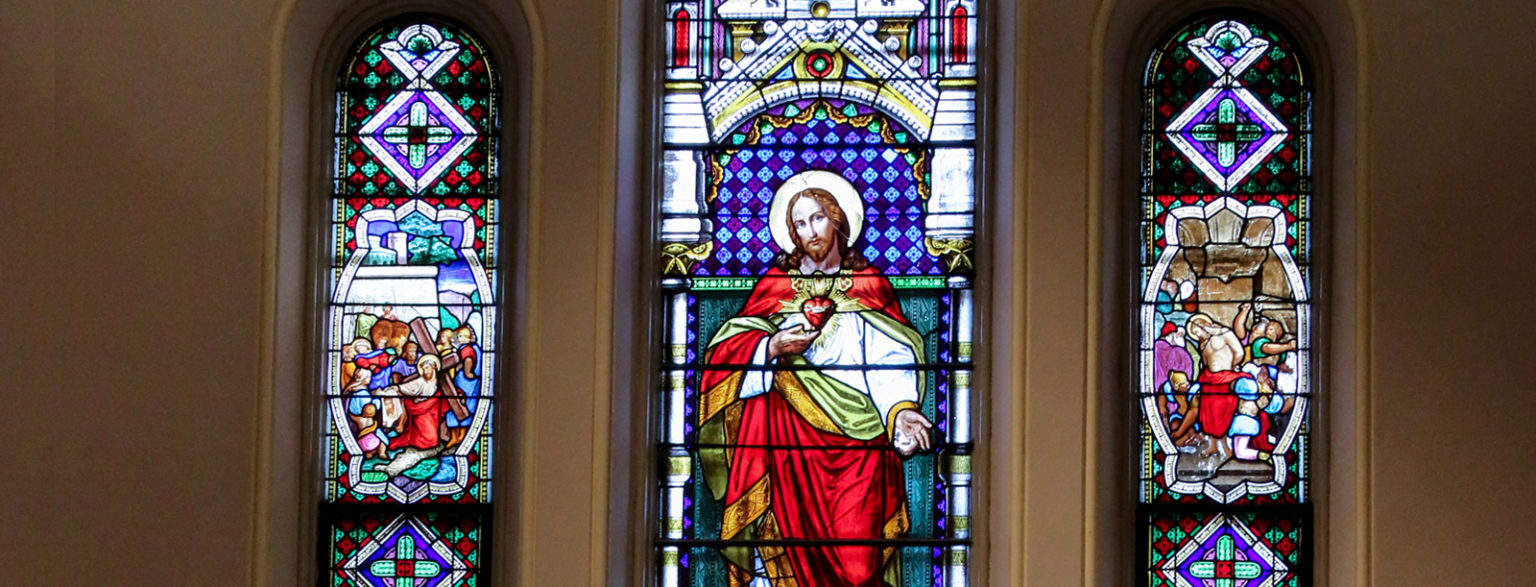 Shrine Window Dates Back to 1875 - The Miraculous Medal