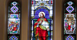 Holy Agony Window at The Miraculous Medal Shrine