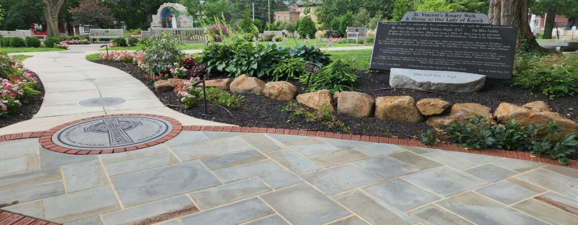Pathway at St. Vincent's Rosary Walk