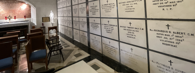 the Basilica Shrine Crypt in the Immaculate Conception Chapel
