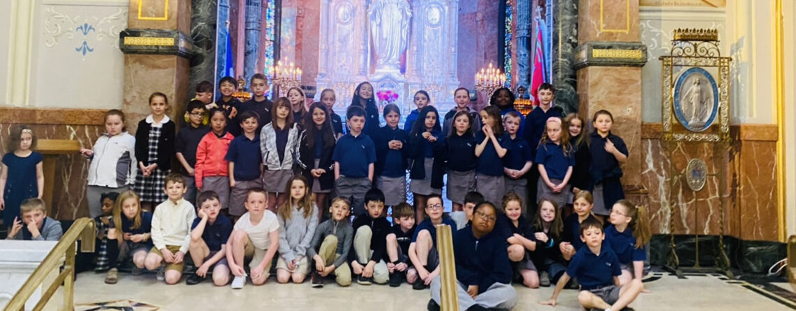 Immaculate Heart of Mary Students Visit Basilica Shrine for Hand-on Learning about Mary and her Miraculous Medal