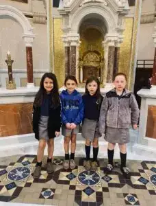 Immaculate Heart of Mary Students enjoy a day of hands-on learning during the Basilica Shrine's Beyond Sunday retreat.