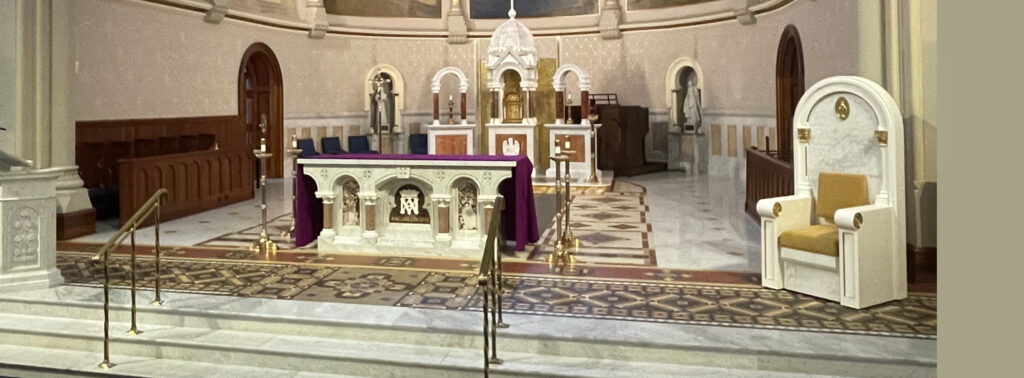 There are four physical signs to indicate that a church or shrine is a Basilica.
