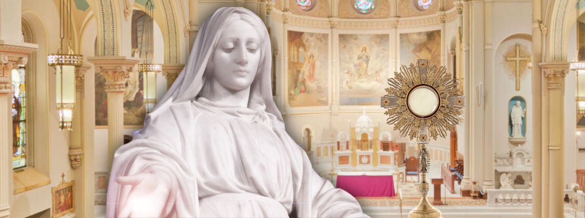 Mary, Basilica Shrine of Our Lady of the Miraculous Medal Altar, Monstrance