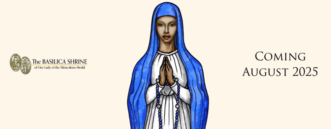 Rendering of the Our Lady of Kibeho statue