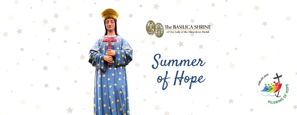 Our Lady of Pontmain with title of Summer of Hope