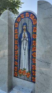 Our Lady of Kibeho mosaic