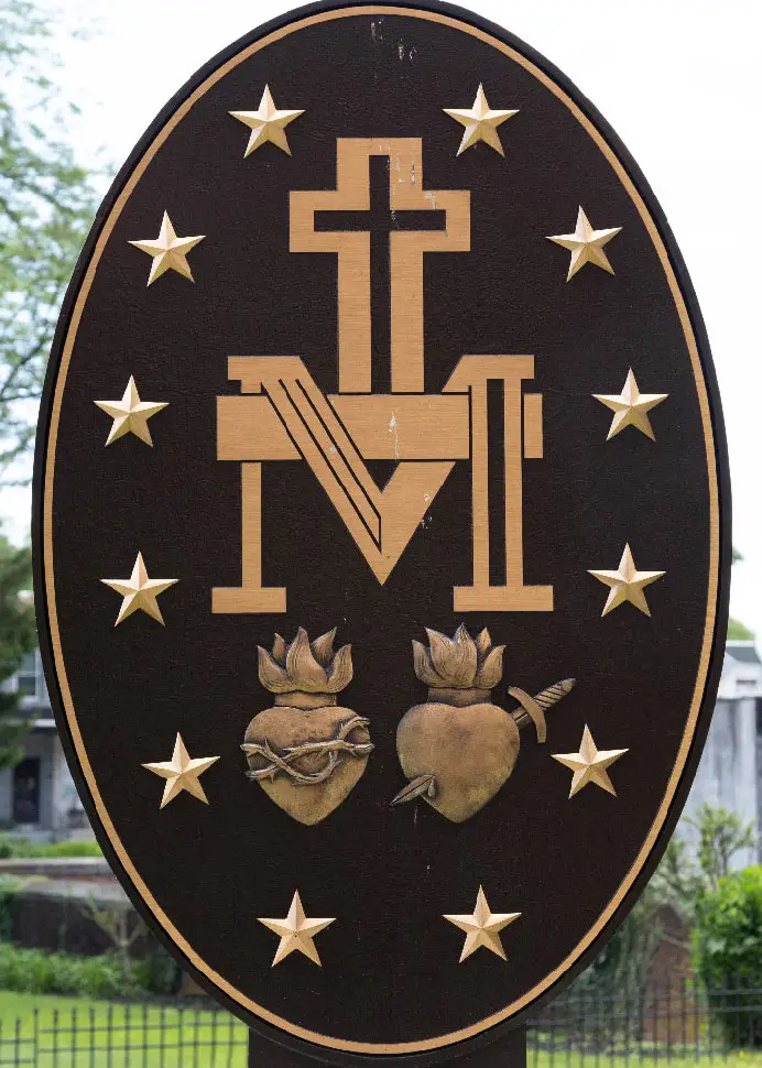 Miraculous Medal Status - Back
