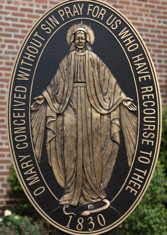 Miraculous Medal Status - Front