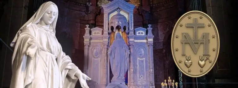 Mary, the back of the Miraculous Medal, and Mary's Central Shrine