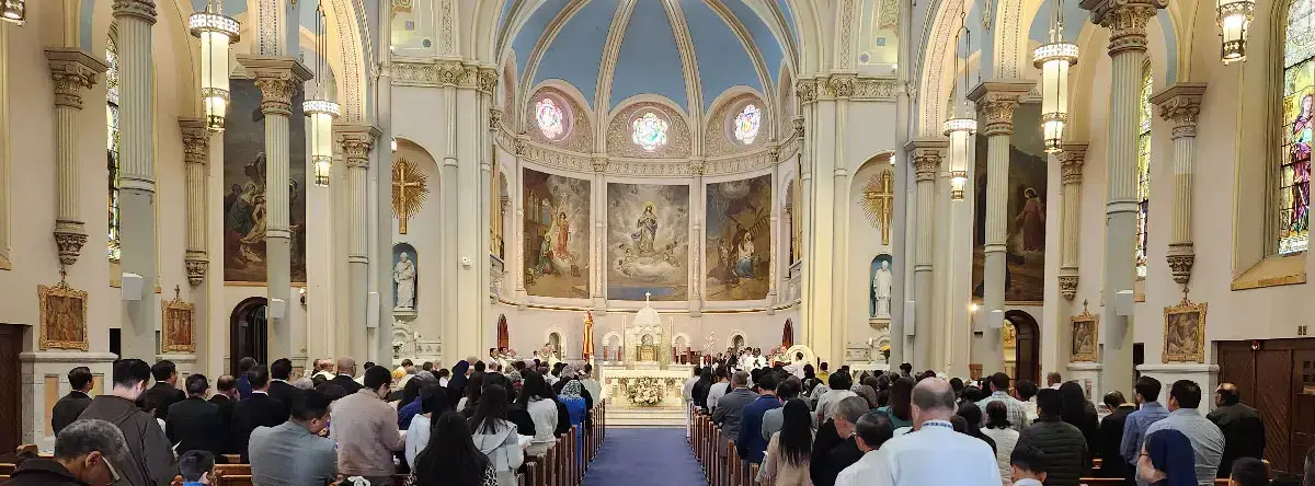 Mass at the Basilica Shrine
